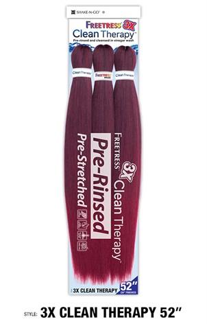 SHAKE N GO Freetress Pre Stretched Braid 3X Clean Therapy 52